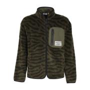 Bruine Teddy Jacquard Jassen Moncler , Brown , Heren