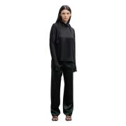 Rika silk blouse black Ahlvar Gallery , Black , Dames