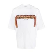 Oversized Curb Lace T-shirts en Polos Lanvin , White , Heren