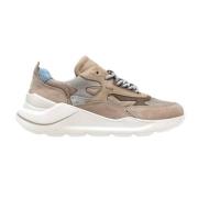 Stijlvolle Damessneakers D.a.t.e. , Beige , Dames