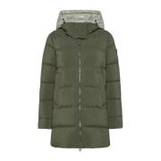 Donsjack met contrasterende capuchon Peuterey , Green , Dames