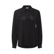 Madar Shirt - Zwart Heartmade , Black , Dames