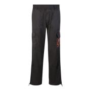 Broek met rechte pijpen 44 Label Group , Black , Heren