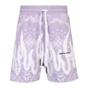 Bandana print shorts Vision OF Super , Purple , Heren