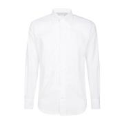 Italiaanse Kraag Overhemd Eleventy , White , Heren