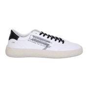 Sneakers met Grafische Print en Contrasterende Hiel Puraai , White , H...