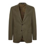 Cashmere Jas Boggi Milano , Green , Heren