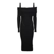 Midi -jurken Andrea Adamo , Black , Dames