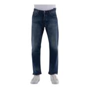 Klassieke Heren Straight Jeans Haikure , Blue , Heren