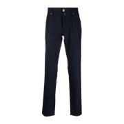 Leonardo Wol Slim Fit Broek Tramarossa , Blue , Heren