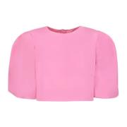 Stijlvolle roze blouse voor vrouwen Msgm , Pink , Dames