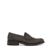 Suede Loafers, Leren Voering, Rubberen Zool Fratelli Rossetti , Gray ,...