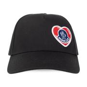 Baseballpet Moncler , Black , Heren