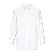 Shirt van biologisch katoen Brioni , White , Heren