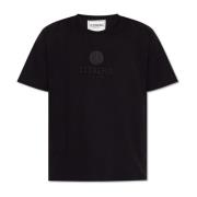 Katoenen T-shirt Iceberg , Black , Heren