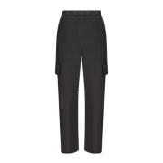 Broek met meerdere zakken Moncler , Black , Heren