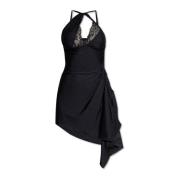 Asymmetrische mouwloze jurk Coperni , Black , Dames