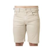 Beige Bermuda Shorts van Katoenen Canvas Jacob Cohën , Beige , Heren