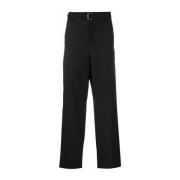 Straight Trousers Sacai , Black , Heren