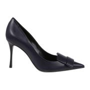 Elegante Oceano Pump-90 Hakken Sergio Rossi , Black , Dames