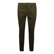 Slimme Chino Broek van Gaubert Dondup , Green , Heren