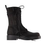 Maxim Ankle Boots in Black Leather Ann Demeulemeester , Black , Heren