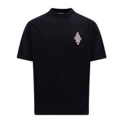 Biologisch katoenen T-shirt voor heren Marcelo Burlon , Black , Heren