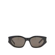 Zwarte zonnebril - Stijlvol ontwerp Saint Laurent , Black , Dames