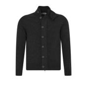 Cardigan met knopen in Italiaanse stijl Gran Sasso , Black , Heren