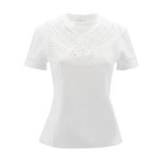 T-shirt D402L330Dux Ermanno Scervino , White , Dames