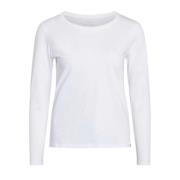 Tops met lange mouwen Mads Nørgaard , White , Dames