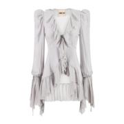 Boho Blouse Mina Aniye By , Gray , Dames