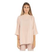 Elegante Roze Blouse met Kettingdetail Max Mara Studio , Pink , Dames