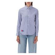 Pixel Shirt - Modern en Stijlvol Comme des Garçons Play , Blue , Dames