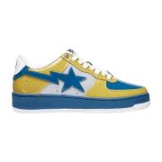 Nostalgische Blauw Gele Sneaker A Bathing APE , Multicolor , Heren