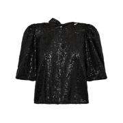 Zwarte damesblouses Co'Couture , Black , Dames