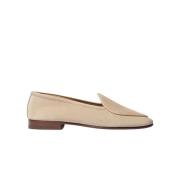 Klassieke Suède Loafer Scarosso , Beige , Heren