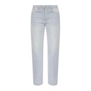 Straight leg jeans Ami Paris , Gray , Dames