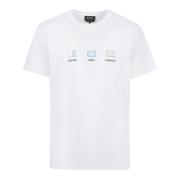 T-shirt A.p.c. , White , Heren