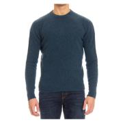 Round-neck Knitwear Roberto Collina , Green , Heren