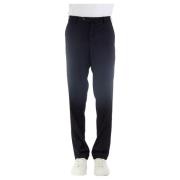 Blauwe Comfortabele Wol Broek PT Torino , Blue , Heren