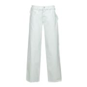 Straight Jeans Icon Denim , White , Dames