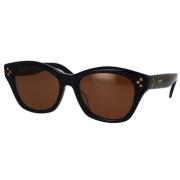 Vierkante Zonnebril met Bruine Verloopglazen Celine , Black , Dames