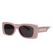 Stoere en moderne vierkante zonnebril met drielaags effect Dior , Pink...