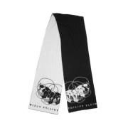 Wollen sjaal met jacquardpatroon Philipp Plein , Black , Unisex