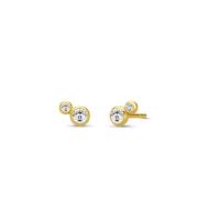 Fina Earstuds Julie Sandlau , Yellow , Dames