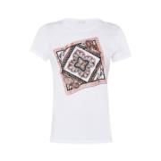 ECS T-Shirt Mode M/C Liu Jo , White , Dames