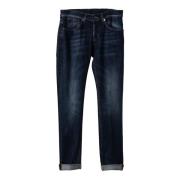 Slim-fit Denim Jeans Dondup , Blue , Heren