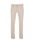 Slim-Fit Katoenen Broek Jacob Cohën , Beige , Heren