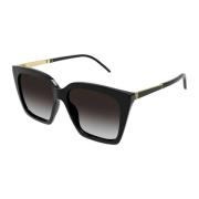 SL M100 002 Sunglasses Saint Laurent , Black , Dames